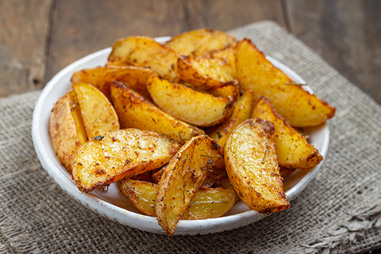 oven fries in a bowl