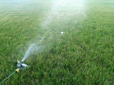 Lawn watering measurement