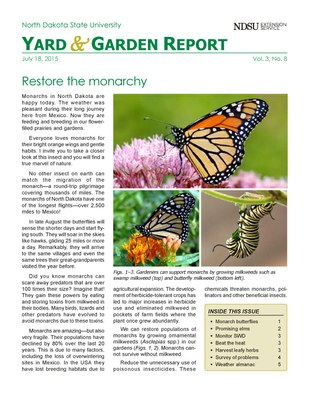 NDSU Yard & Garden Report for July 18, 2015