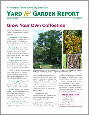 NDSU Yard & Garden Report for October 8, 2019