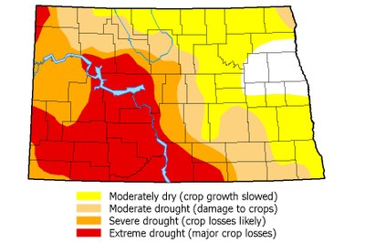 Drought map July 4, 2017