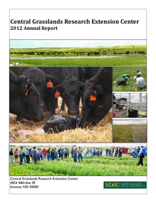 2012 Cover with cows, researchers, and field day attendees.