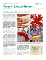 NDSU Yard & Garden Report for November 2015