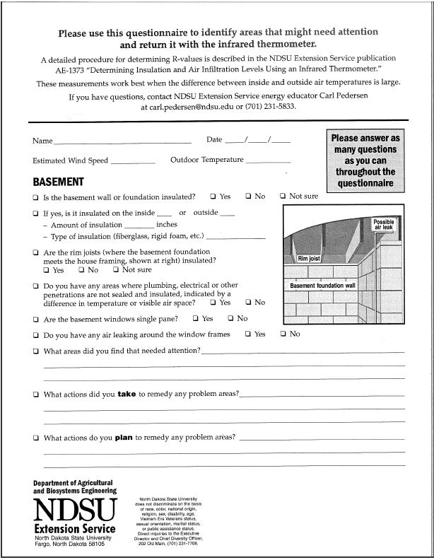 Infrared Questionaire