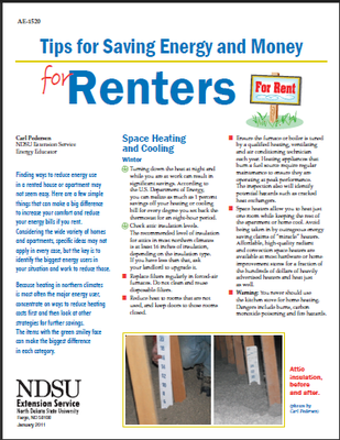 Energy Tips for Renters
