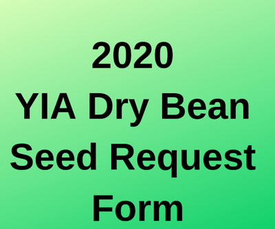 2020 dry bean seed form