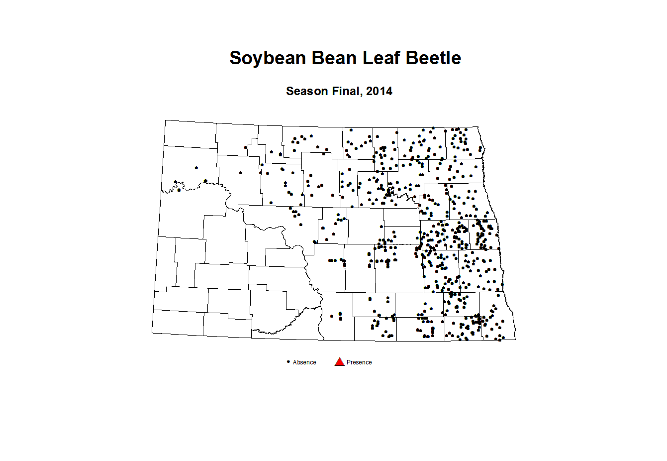 2014 Soybean Season Final ND Bean Leaf Beetle