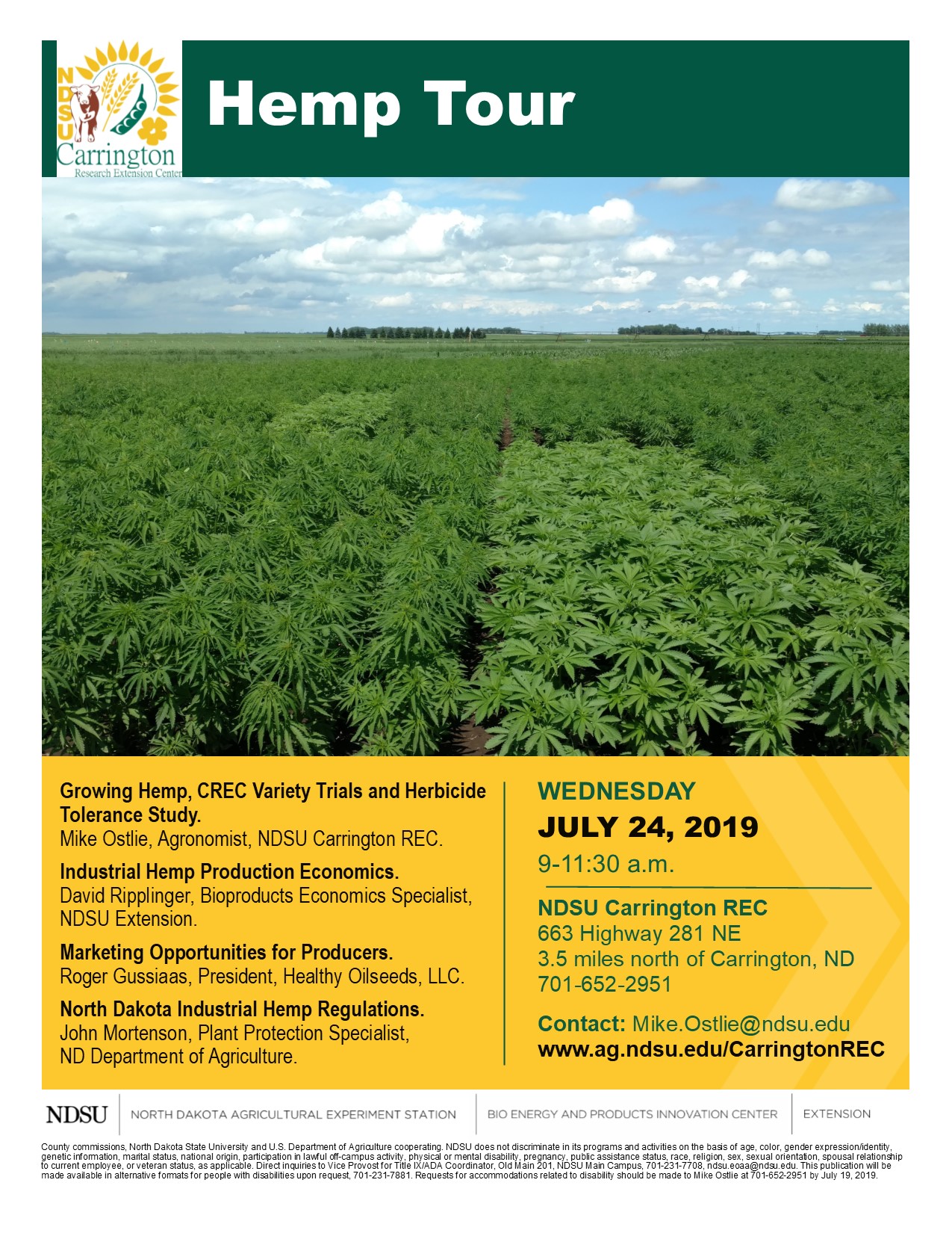 Hemp Tour