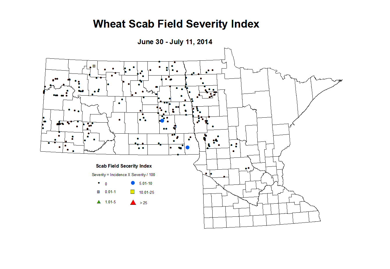 6 30 7 11 Wheat Scab Index