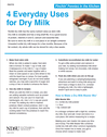 Uses for Dry Milk