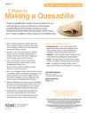 Making a Quesadilla