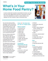 What's in Your Home Food Pantry?