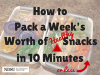 How to Pack a Week's Worth of Healthy Snacks in 10 Minutes 