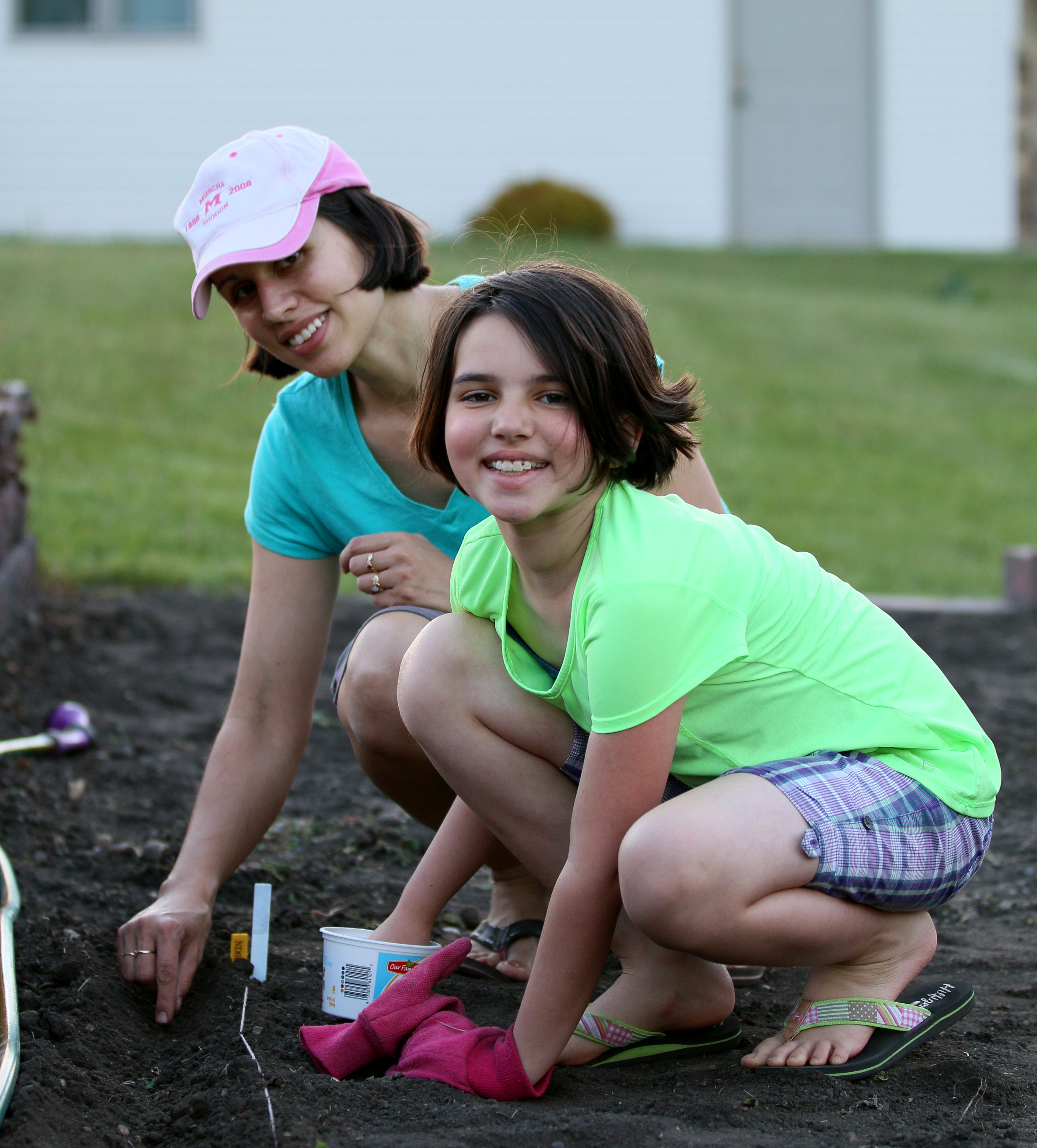 These gardeners are sowing their garden. (Photo courtesy of Angie Waletzko, Lisbon, N.D.