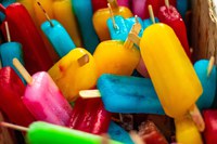 Blue raspberry is a popular flavor of popsicles and other treats. (Pixabay photo)