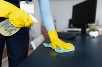 In the event of a mouse presence, wear rubber gloves and use a disinfectant to clean the area and inactivate bacteria. (Pixabay photo)
