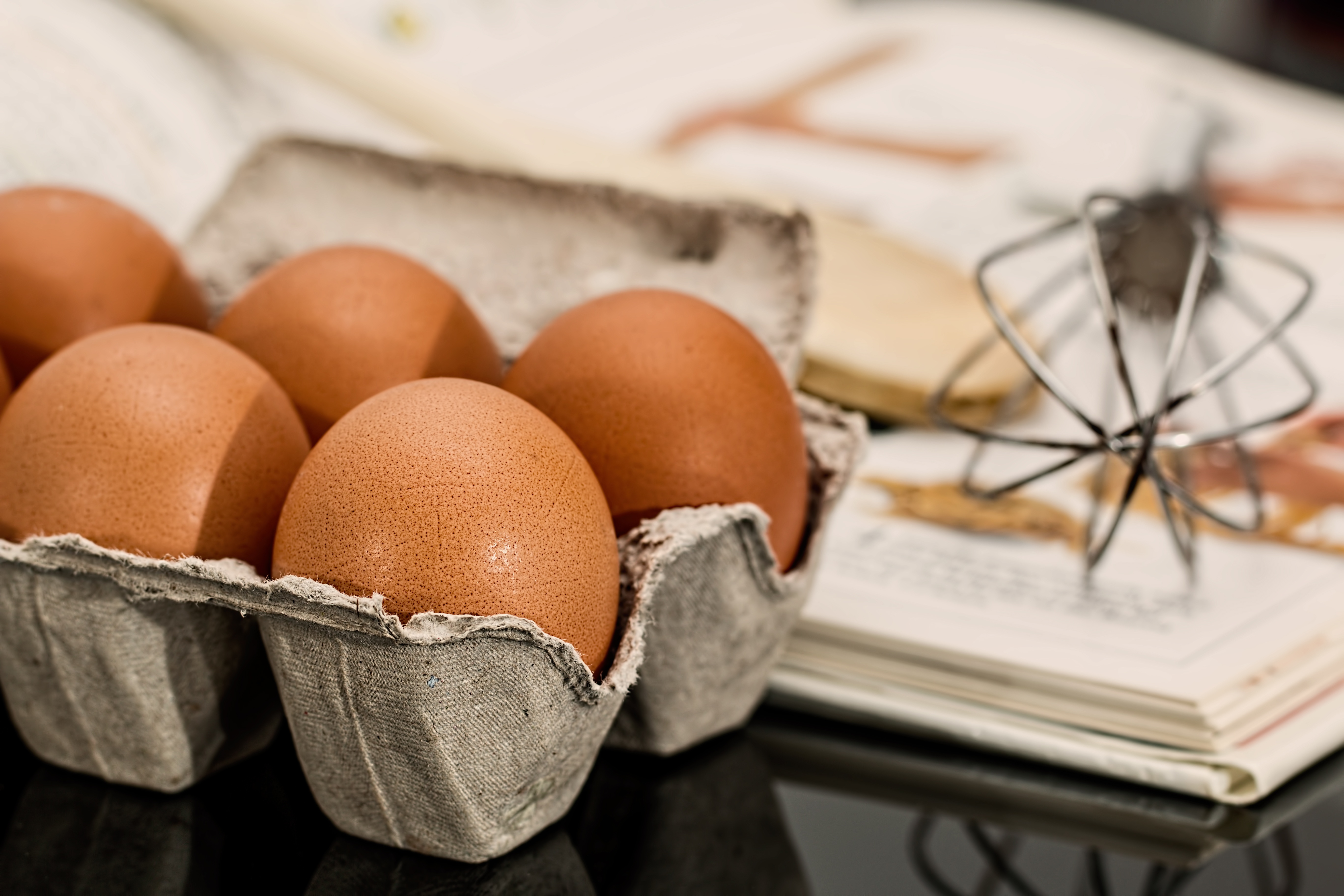 Egg yolks are among the few foods that naturally contain vitamin D, which we need to help us absorb calcium and maintain healthy bones. (Photo courtesy of Pixabay)