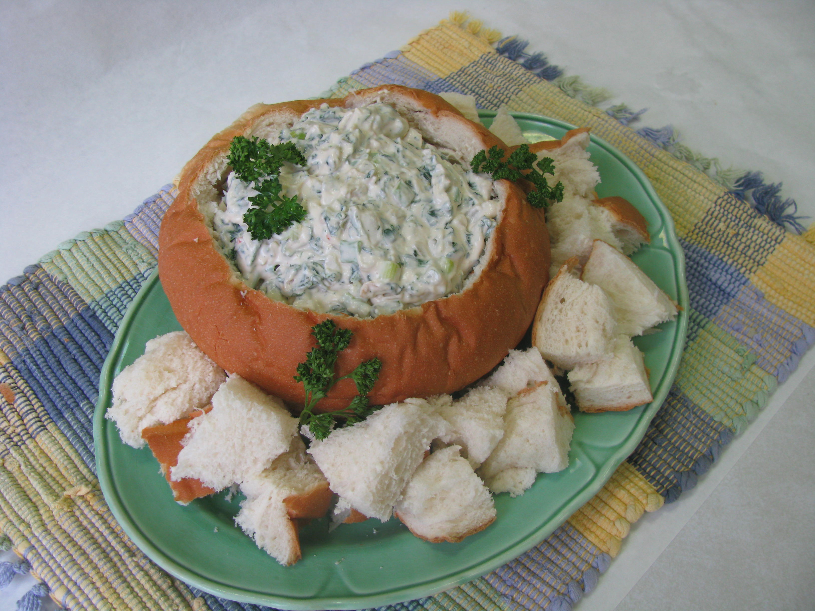 This spinach dip is perfect for spring gatherings. (NDSU photo)
