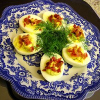 Deviled eggs are a simple, nutritious way to use eggs. (Photo by beglib, morgueFile)