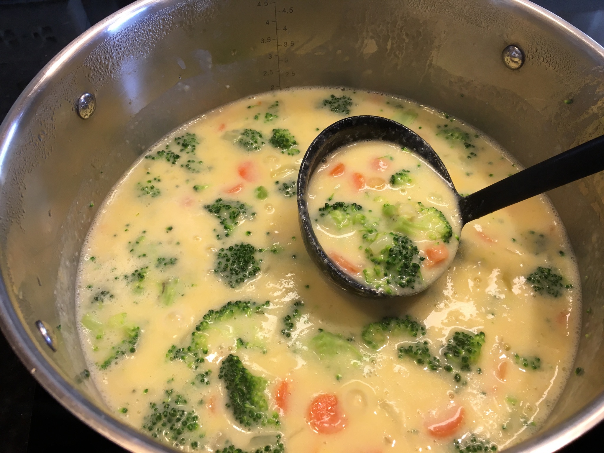 This broccoli cheese soup is a tasty, easy-to-make recipe. (NDSU photo)