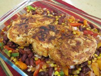 Fiesta Chicken and Vegetables