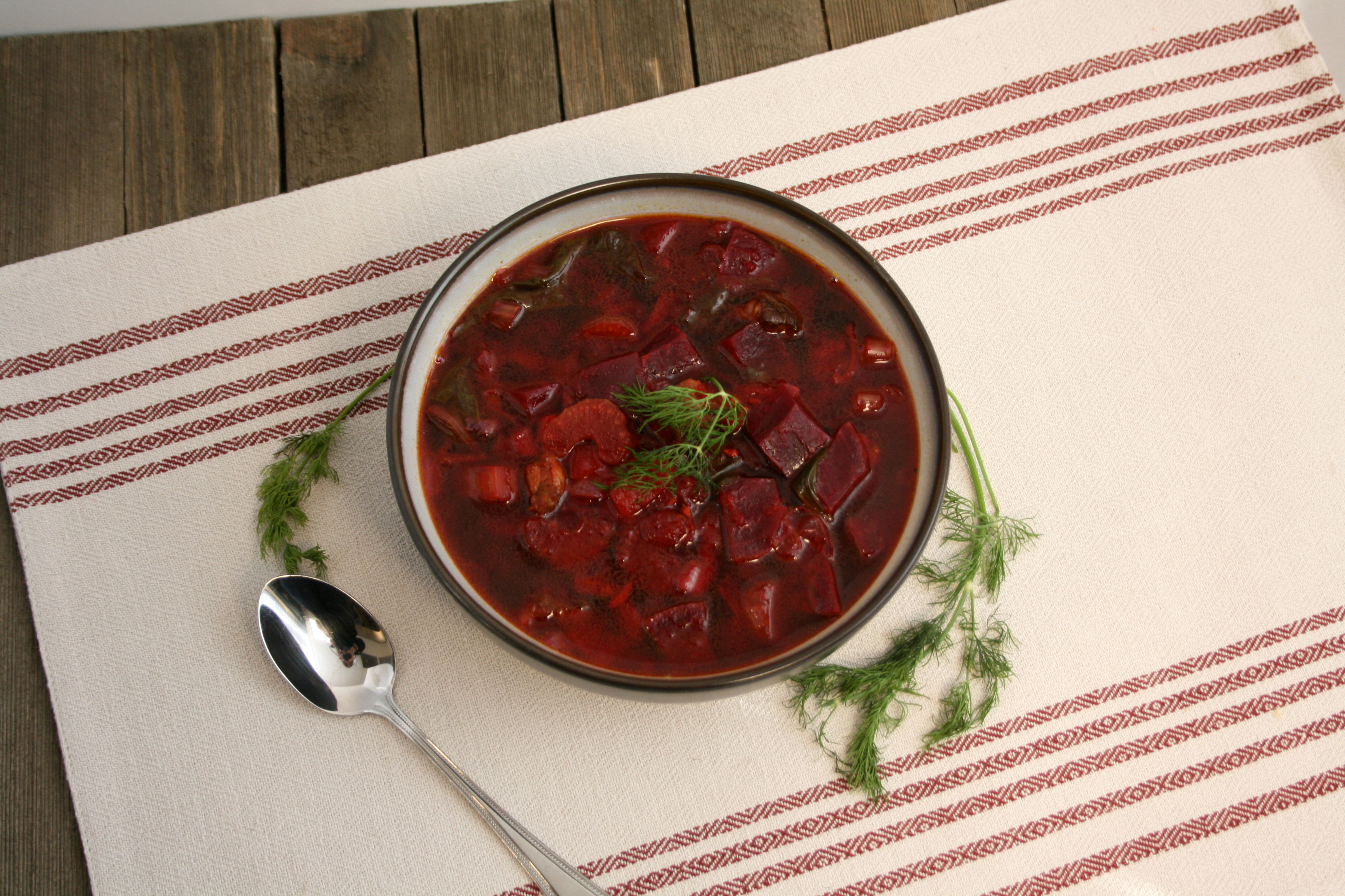 Borscht is a soup that includes beets and other vegetables. (NDSU photo)