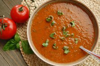 This lycopene-rich recipe features oven-roasted tomatoes and canned fire-roasted tomatoes. (NDSU photo)