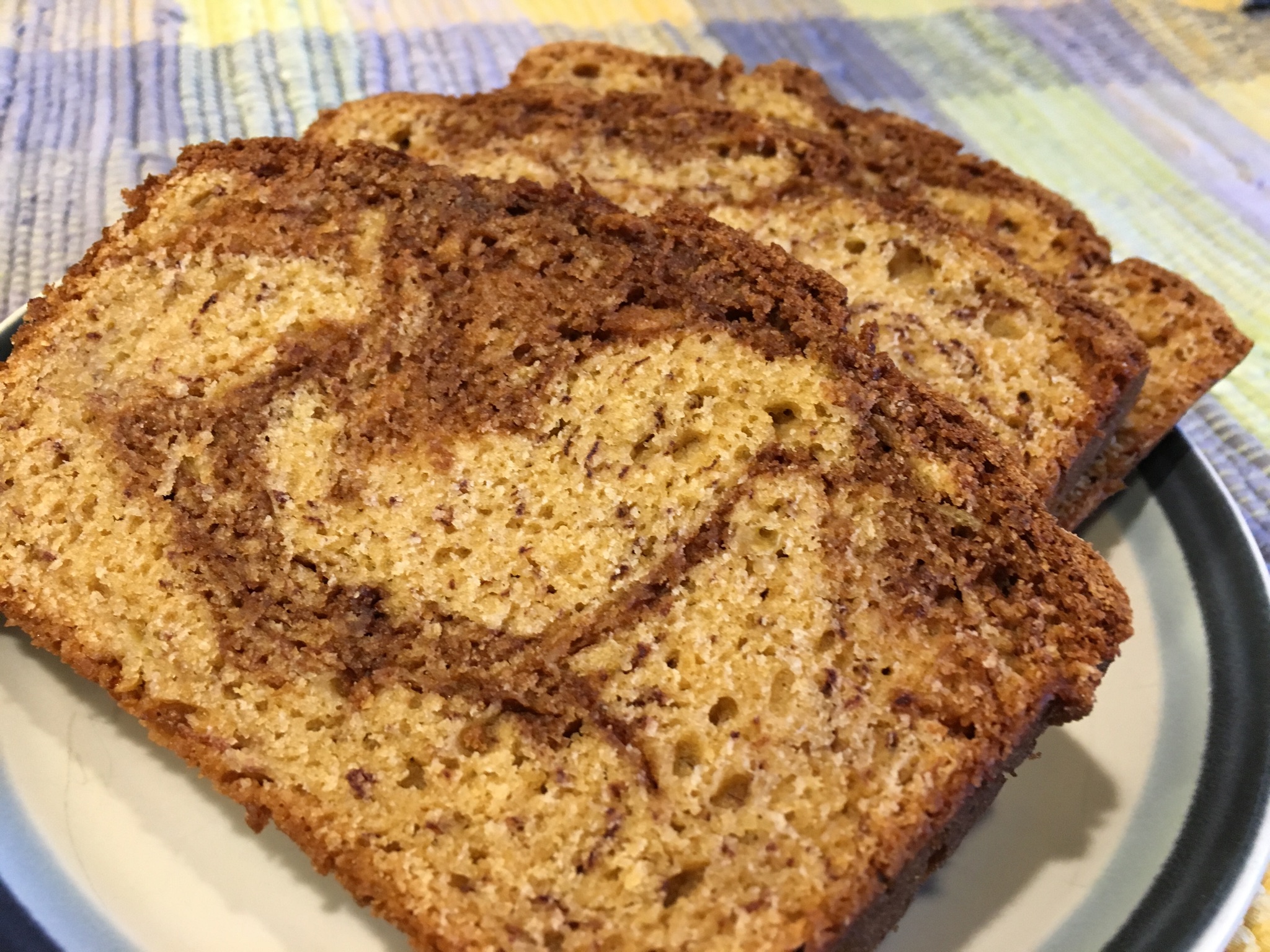 This Chocolate Marbled Banana Bread was inspired by two of the foods grown in Costa Rica. (NDSU photo)