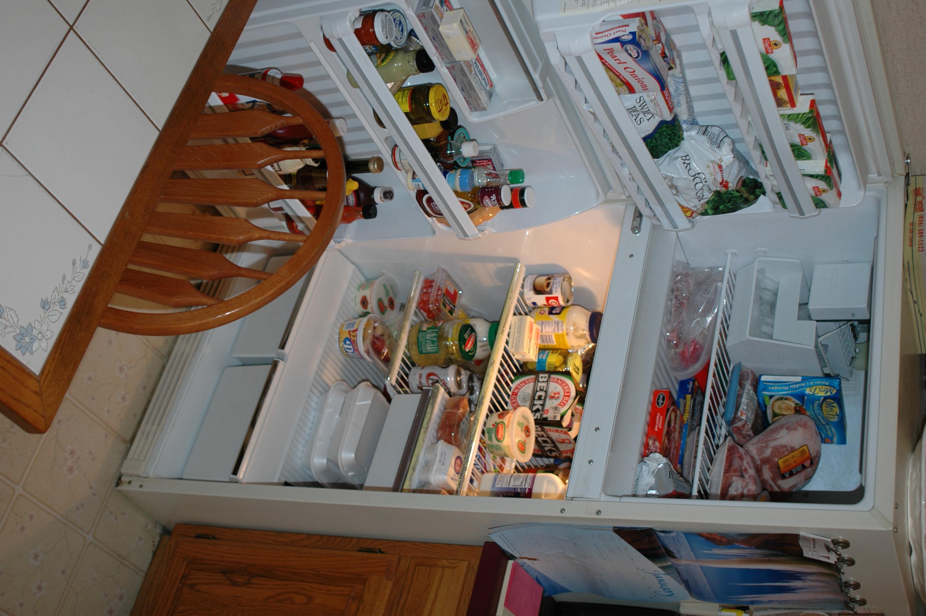 Do you know what's in your refrigerator and how long it's been there? Know what the dates on food means so you don't waste food. (Photo courtesy of vilhelm, Morguefile)