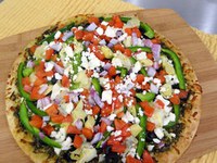Soon we will be able to grow a lot of the toppings for this pesto pizza recipe. (NDSU photo)