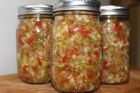 If you have cucumbers, peppers and onions, you can make your own sweet pickle relish. (Photo courtesy of Pixabay)