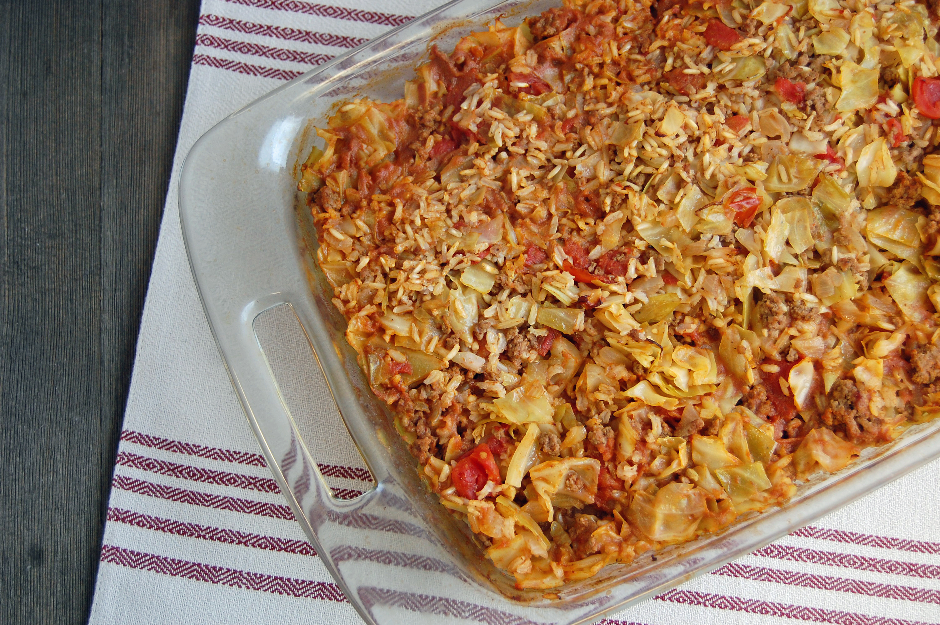 This unstuffed cabbage casserole is tasty and nutritious. (NDSU photo)