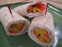 Turkey and Veggie Wrap (Photo by Stacy Wang- NDSU Extension Associate )