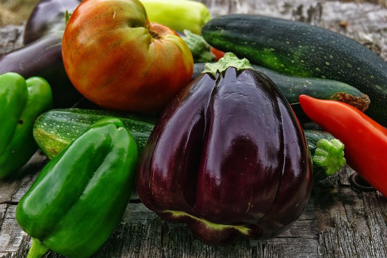 Vegetables such as eggplant can be grilled, roasted, fried, steamed and sauteed. (Photo courtesy of Pixabay)