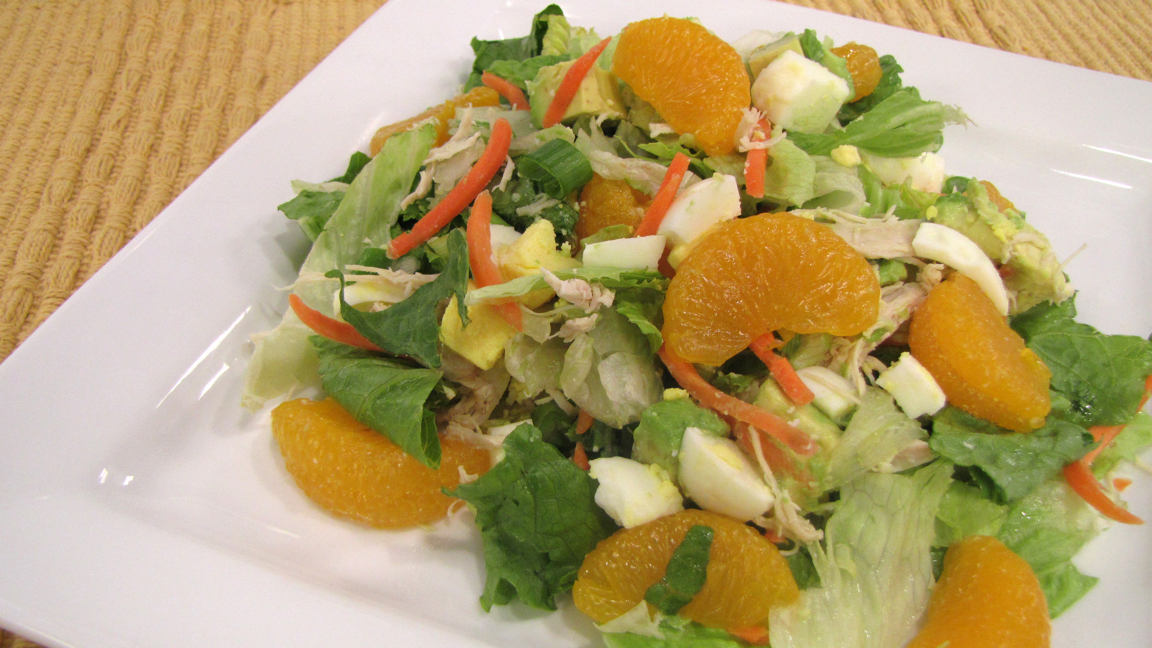 Leafy green vegetables such as the lettuce in this salad are good sources of lutein, which can play a role in preventing macular degeneration. (NDSU photo)