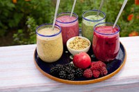 Try a smoothie with dairy and fruit during June, which is Dairy Month. (Photo courtesy of Pixabay)