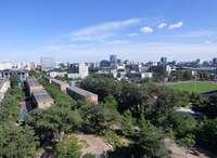 The Chinese government ensured clear skies in Beijing through a number of widely implemented mandates. (NDSU photo)