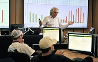 Commodity trading room - NDSU photo