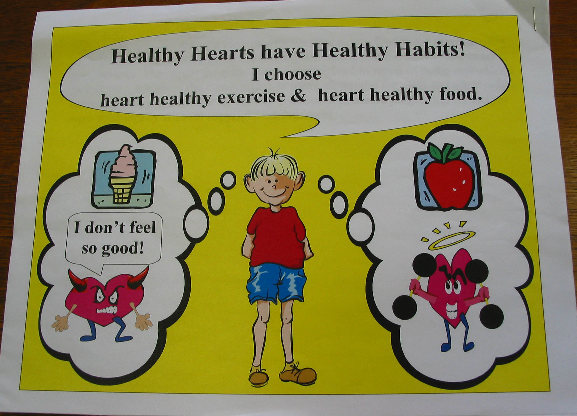 Michael Kaip of Mandan took second place in the teen division of this spring's ""Eat Smart. Play Hard."" poster contest.