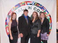 Four North Dakota teens, (from left) Heidi Barnick, Blaine Novak, Bobbi Jo Kronberg and Nicole Bruse, attend the National 4-H Congress in Atlanta.