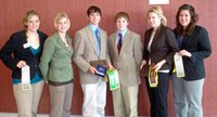 The Adams County 4-H Senior Livestock Judging Team brought home awards from competition in Kentucky. The team members are (left to right): Mariah Brooks, Hannah Nordby, Nick Germann, Ben Pearson, Alix Pearson and Nicole Johnson.