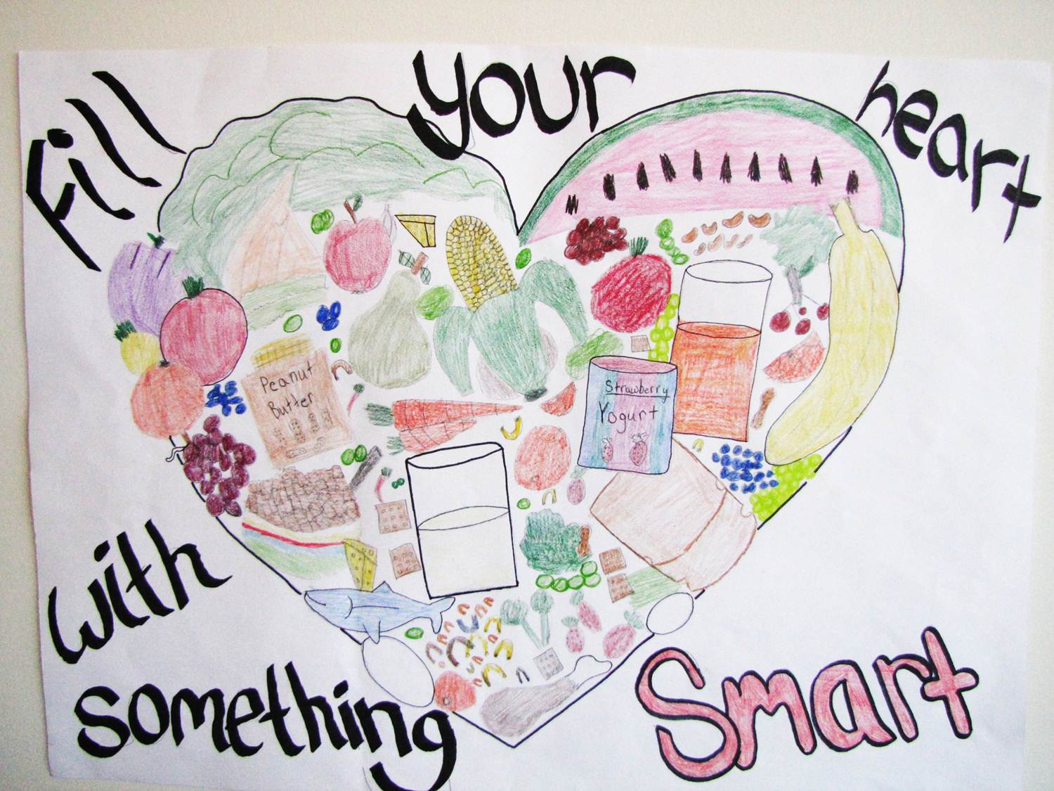 Sierra Skye Rensch, New Town, wins first place in the teen division of the ""Eat Smart. Play Hard."" poster contest.