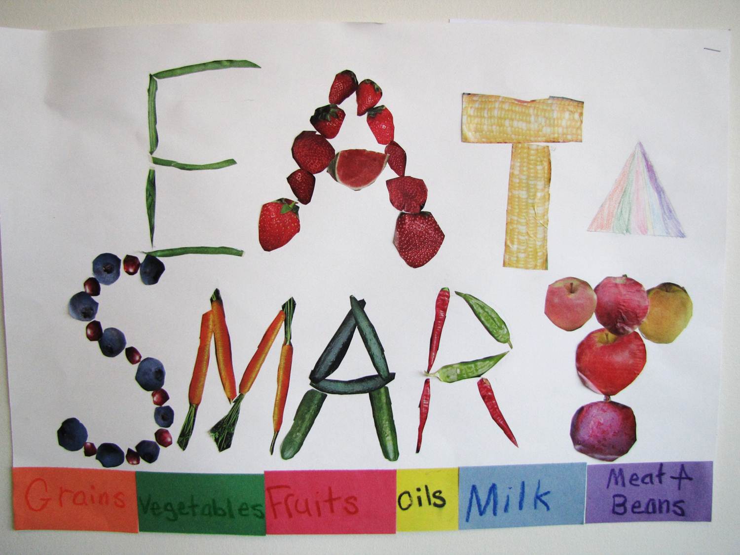Tessa Schroeder, Oriska, takes third place in the preteen division of the ""Eat Smart. Play Hard."" poster contest.