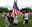 Youth help raise the U.S. flag during Military Youth Camp at the Western 4-H Camp near Washburn in summer 2010.
