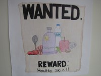 Laci Hiatt of Langdon takes first place in the teen division of the 2012 ""Eat Smart. Play Hard."" poster contest.