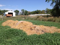 NDSU's Central Grasslands Research Extension Center is using a mortality compost windrow. (NDSU photo)
