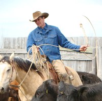 Livestock handling expert, Curt Pate, will be on hand to offer demonstrations. (Photo courtesy of Curt Pate Stockmanship)