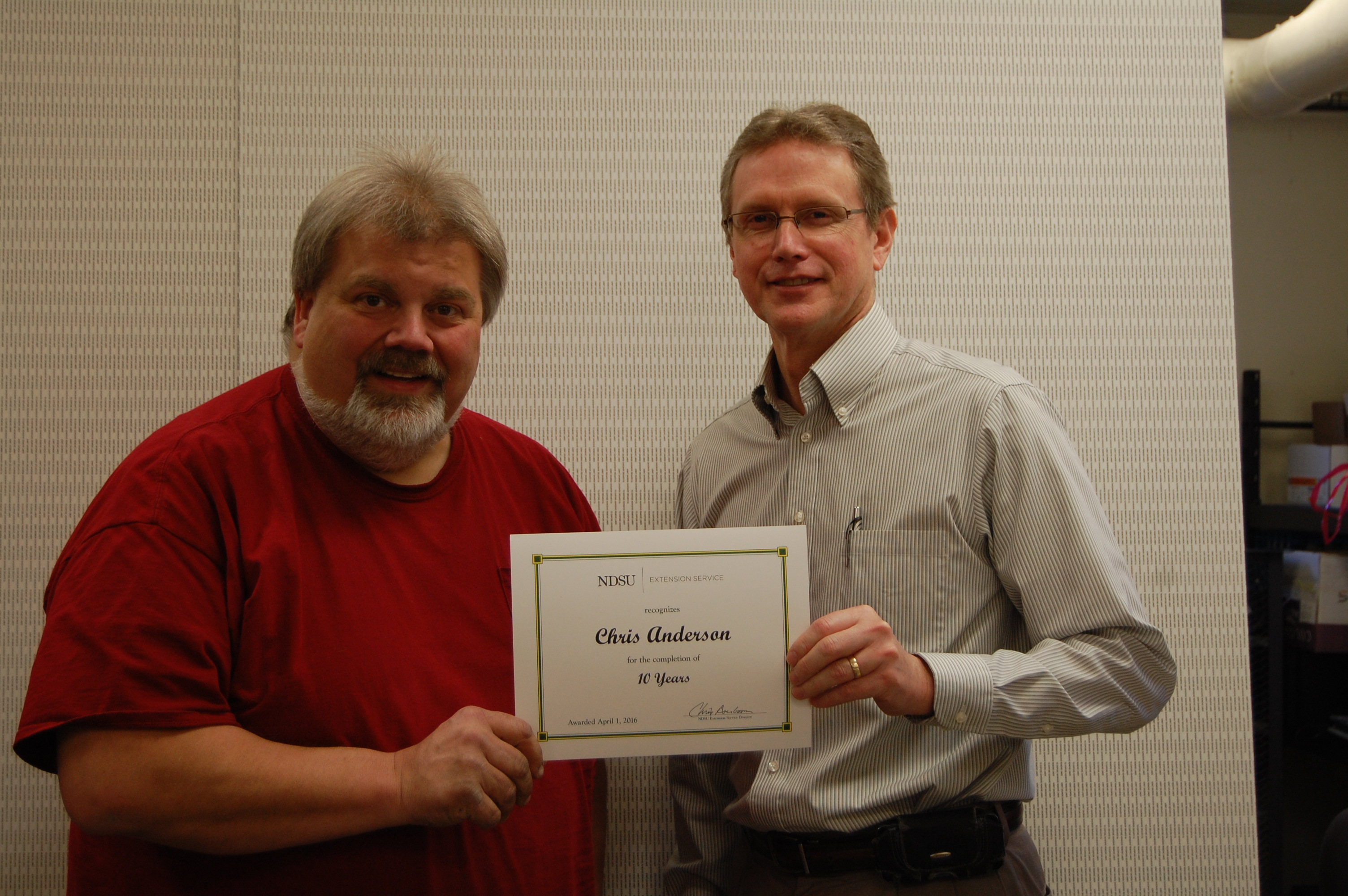 Chris Anderson, Agriculture Communication (NDSU photo)