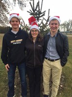 Theodore Mayer (left), Marissa Tuhy and Tobias Zikmund have joined the North Dakota 4-H Ambassadors team. (NDSU photo)