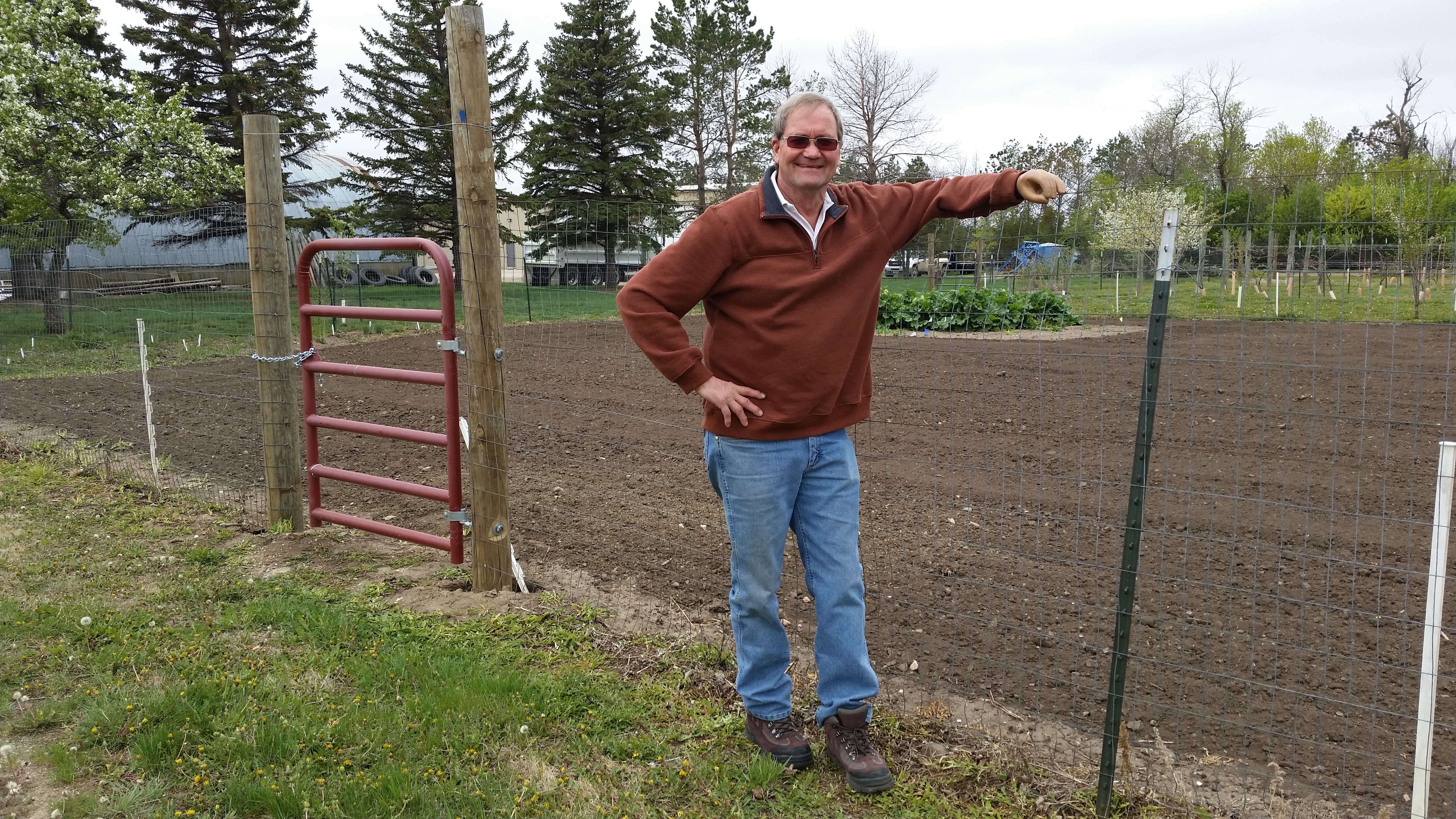 David Miller of Donnybrook is hoping to retire and pass the farm to a son. (NDSU photo)